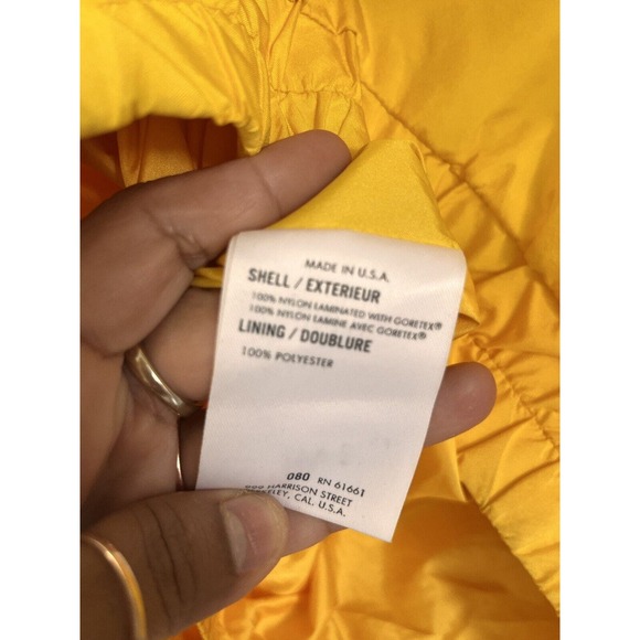 VINTAGE The North Face Jacket Men’s Large Yellow Red Extreme Coat Outdoors - Picture 11 of 16